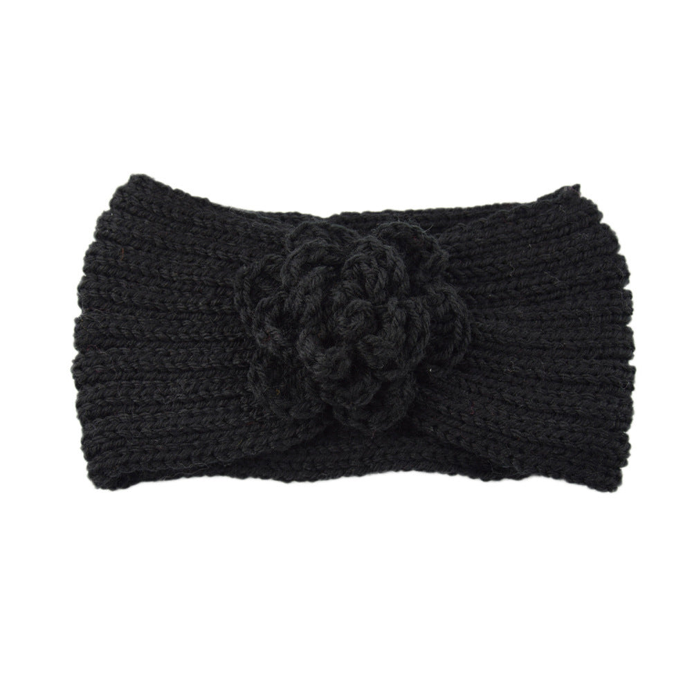 Camellia Knitted Wool Headband Movement