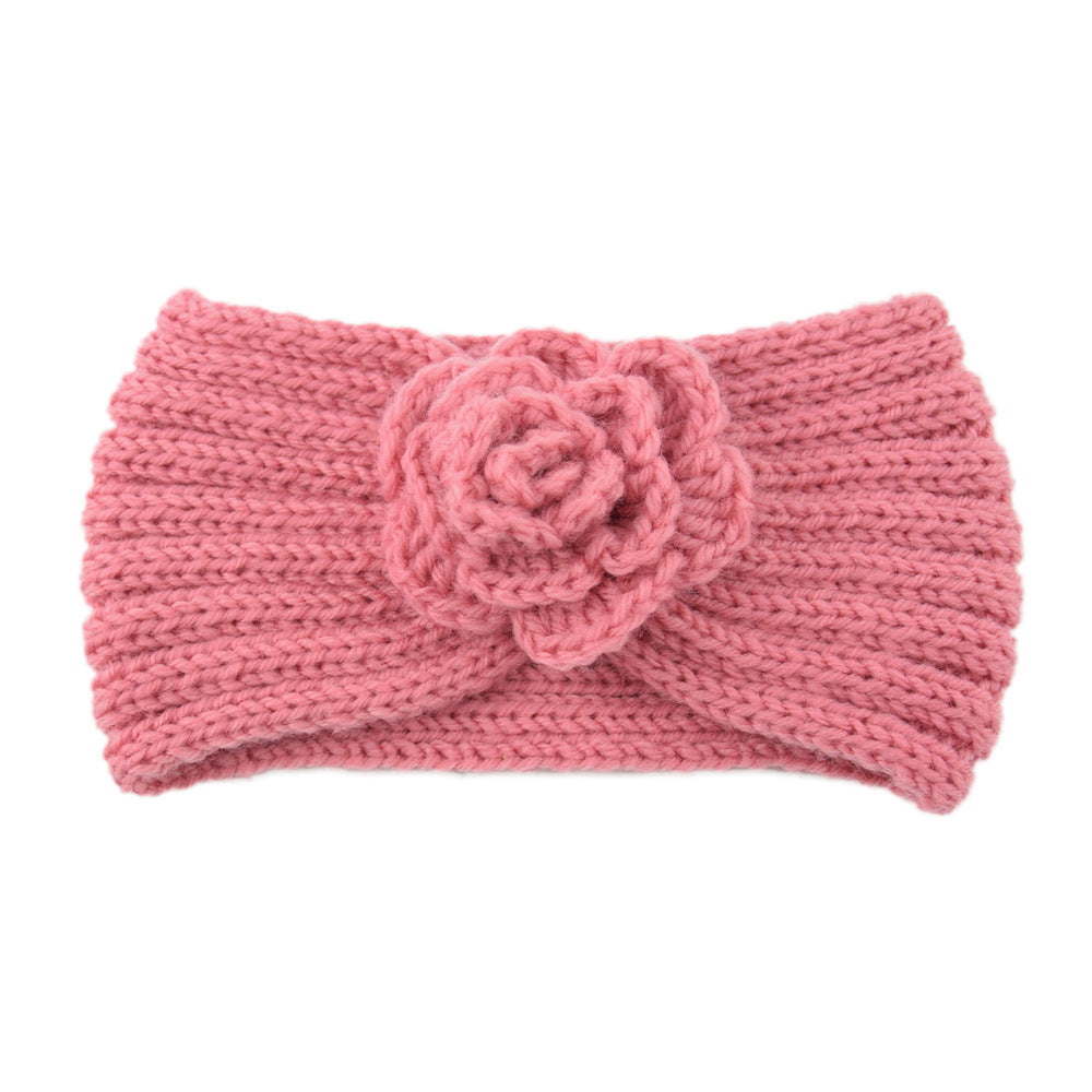 Camellia Knitted Wool Headband Movement