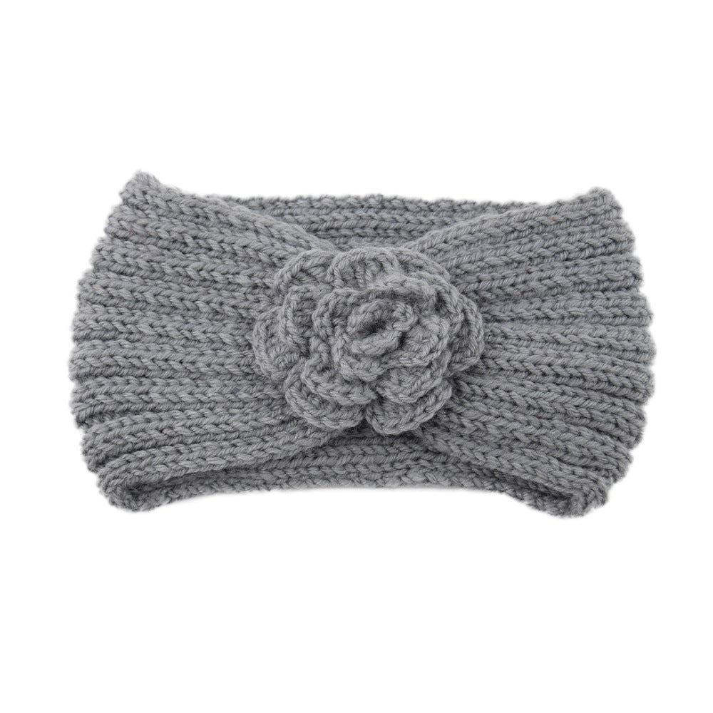 Camellia Knitted Wool Headband Movement