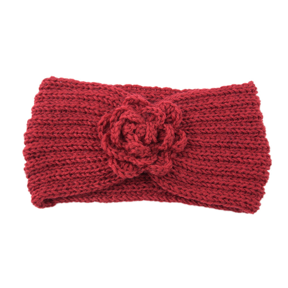 Camellia Knitted Wool Headband Movement