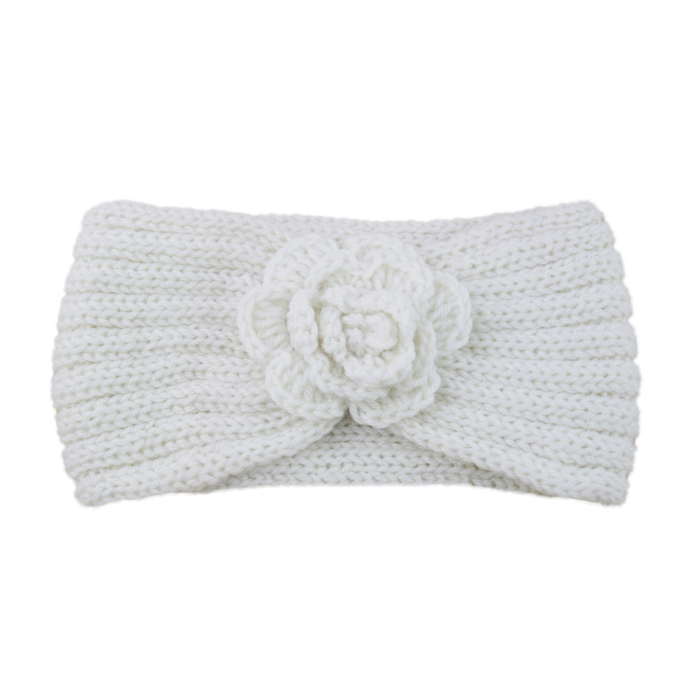 Camellia Knitted Wool Headband Movement