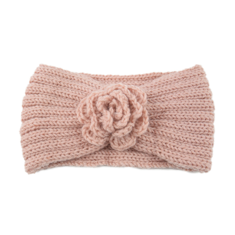 Camellia Knitted Wool Headband Movement