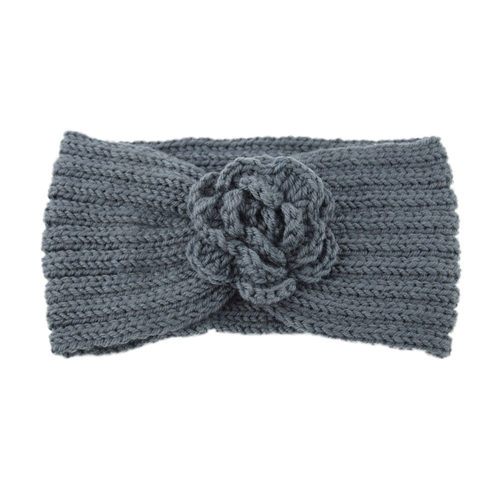 Camellia Knitted Wool Headband Movement
