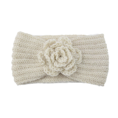 Camellia Knitted Wool Headband Movement