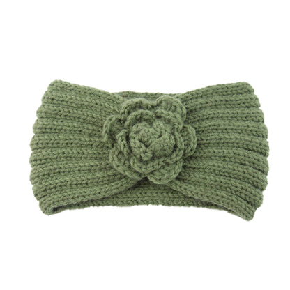 Camellia Knitted Wool Headband Movement