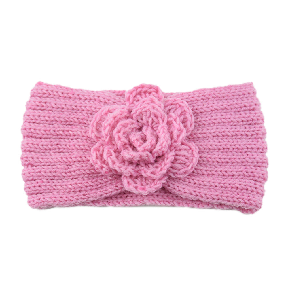 Camellia Knitted Wool Headband Movement
